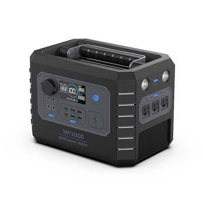 qualità  Type C portable power station 600w 110v 220v solar power station portable backup portable home camping lifepo4 battery fabbrica